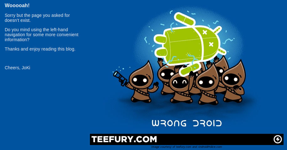 These aren't the droids you're looking for